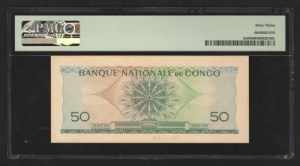 Congo 50 Francs 1961 -1962 PMG 63