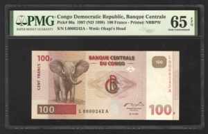 Congo 100 Francs 1997 ... 