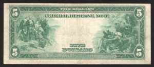 United States 5 Dollars 1914 