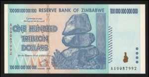 Zimbabwe 100 Trillion ... 