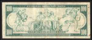 United States 100 Dollars 1914 Rare