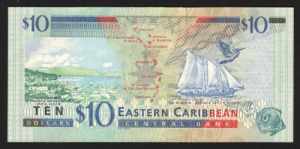 East Caribbean States 10 Dollars 2000 