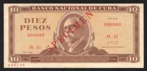 Cuba 10 Pesos 1969 ... 