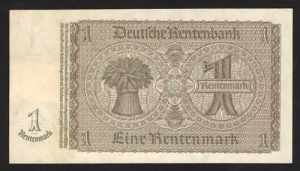 Germany - GDR 1 Rentenmark 1948 