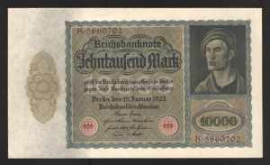 Germany 10000 Mark 1922 