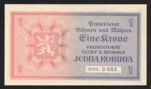Bohemia & Moravia 1 Koruna 1940