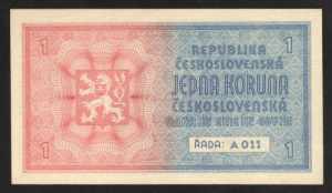 Bohemia & Moravia 1 Koruna 1939