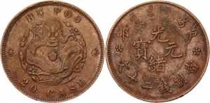 China 20 Cash 1903