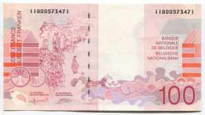 Belgium 100 Francs 1995 -2001