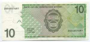 Netherlands Antilles 10 Gulden 1994 