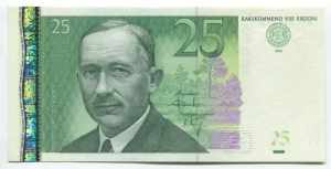 Estonia 25 Krooni 2002 