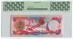 Cayman Islands 10 Dollars 1991 Specimen Rare ... 