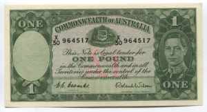 Australia 1 Pound 1952 ... 