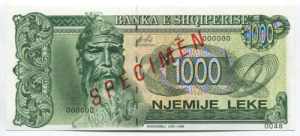 Albania 1000 Leke 1996 ... 