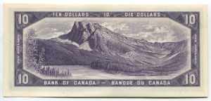 Canada 10 Dollars 1954 Replacement Rare