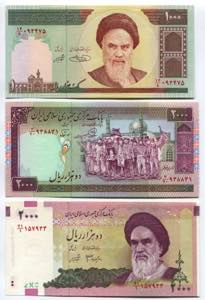 Iran Set of 6 Banknotes ... 