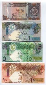 Qatar Set of 4 Banknotes ... 