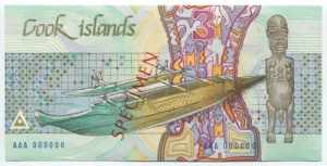 Cook Islands 3 Dollars 1987 Specimen Rare