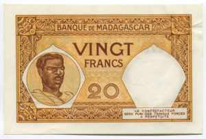 Madagascar 20 Francs 1937 -47