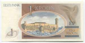 Estonia 1 Kroon 1992 