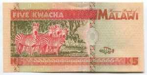 Malawi 5 Kwacha 1995 