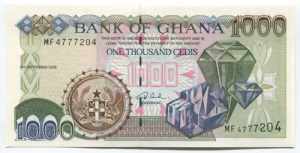 Ghana 1000 Cedis 2002 