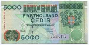 Ghana 5000 Cedis 2006 