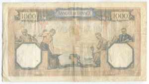 France 1000 Francs 1939 