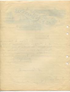 Finland J.E. Cronvall Financial Records 1898 