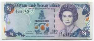 Cayman Islands 1 Dollar ... 