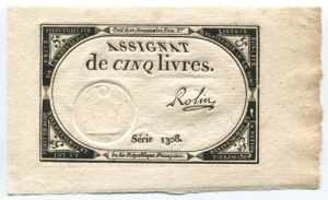 France 5 Livres 1793 