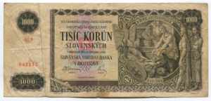 Slovakia 1000 Korun 1940 