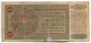 Slovakia 1000 Korun 1940 