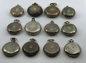 Lot of 12 Pocket Watcheses