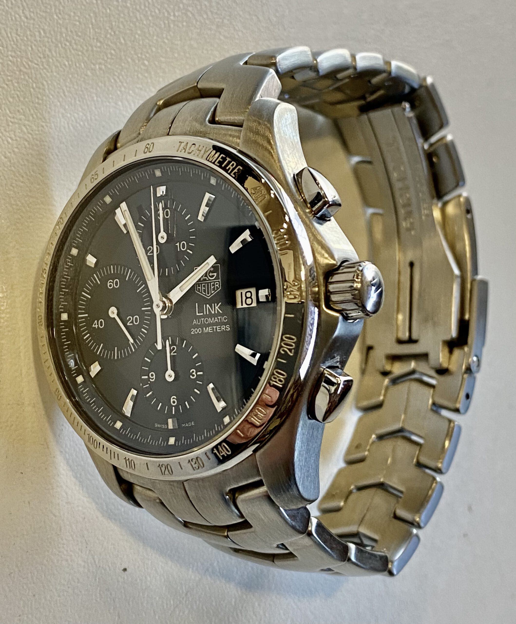 Tag Heuer Link Automatic Chrono Blue Dial