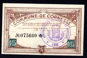 Belgium 15 Centimes 1915