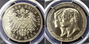 Germany - Empire Saxe-Weimar-Eisenach 5 Mark ... 