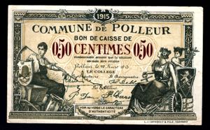 Belgium 50 Centimes 1915 ... 