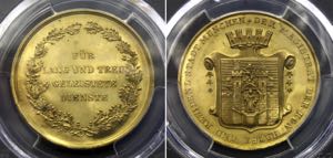 Germany - Empire Bavaria 4 Dukat Medal 19th ... 