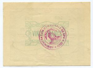 Belgium 20 Francs 1916 Ville De Spa