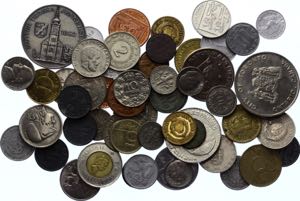 World Lot of 118 Coins & ... 