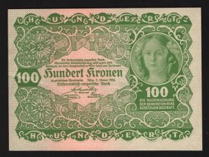 Austria 100 Kronen 1922