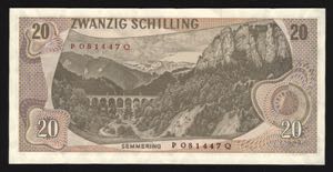 Austria 20 Schilling 1967