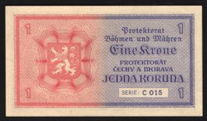 Bohemia & Moravia 1 Koruna 1940 Not ... 