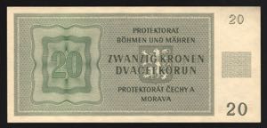 Bohemia & Moravia 20 Korun 1944 Not ... 