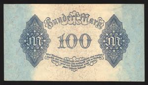Germany - Weimar Republic 100 Mark 1922
