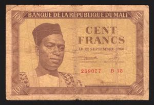 Mali 100 Francs 1960