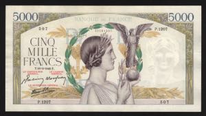 France 5000 Francs 1943 ... 
