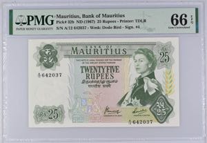 Mauritius 25 Rupees 1967 ... 