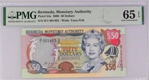 Bermuda 50 Dollars 2000 ... 